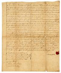 Probated will of William Bredt, 1784