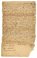 Probated will of John Brady, 1784