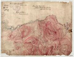 Map of Townships 9 and 10 in the Totten and Crossfield Purchase (Marked #2 of Series)