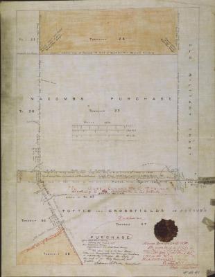 Totten & Crossfield's Purchase, {Line Between Township No. 47 and No. 50