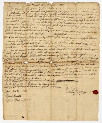 Probated will of Gasham Bushup, 1784