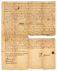 Probated will of John Cornnell, 1784
