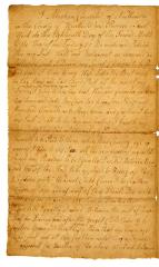 Probated will of Abraham Carpenter, 1784