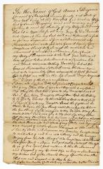Probated will of Benjamin Cornwell, 1784