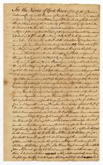Probated will of John Cockle, 1784