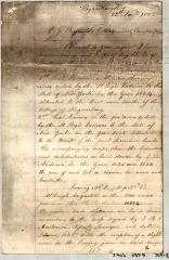 Document describing the Ceding of Lands by the St. Regis Indians