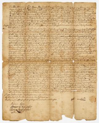 Probated will of Caleb Fowler, 1784