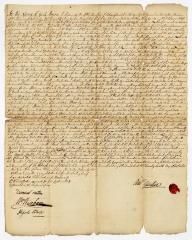 Probated will of Andrew Gautier, 1784