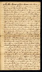 Probated will of Amos Denton, 1784