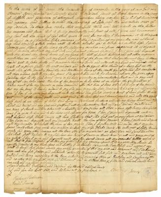 Probated will of Obediah Davis, 1784