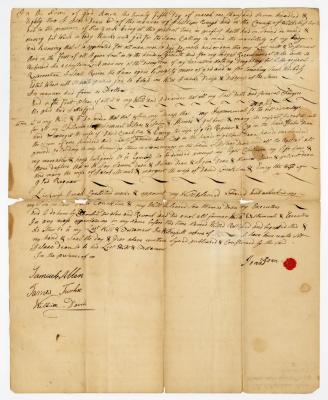 Probated will of Isaac Dean, 1784