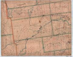 Map of the Towns of Plattsburgh, Beekmantown, Schuyler Falls, Peru and Au Sable, Ellenburg, Bellmont, Franklin, Black Brook, Saranac and Dannemora