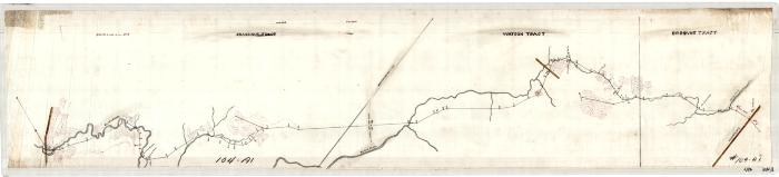 Map of Watson, Chassinus, and Brown's Tract