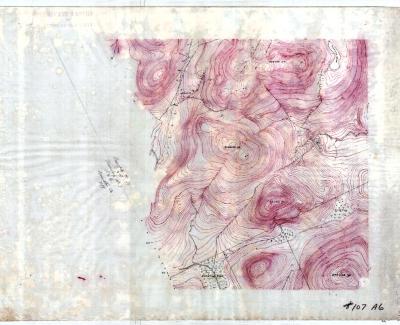Map of Dunning Mountain