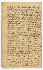Probated will of Thomas Hedges, 1784