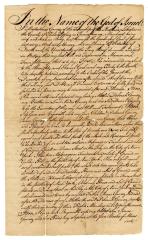 Probated will of Mattathias Gomez, 1784