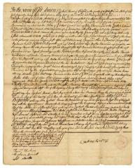 Probated will of Ezekiel Harris, 1784