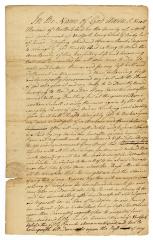 Probated will of Nicoll Havens, 1784