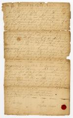 Probated will of Elizabeth Hudson, 1784