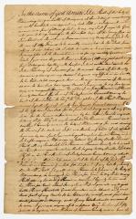 Probated will of John Holt, 1784