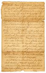 Probated will of Joseph Hawkin, 1784