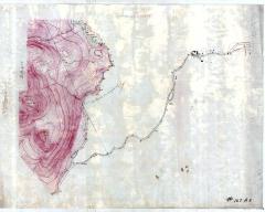 Map of Oak and Pine Mountain near the confluence of the Lake Pleasant and North branches of the Sacandaga River