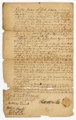 Probated will of Obadiah Mills, 1784
