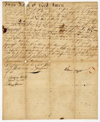 Probated will of William Jaggar, 1784