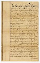Probated will of Cornelius Marshalck, 1784