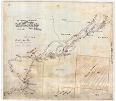 Map of a Portion of the West Branch of the Ausable River