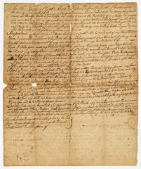 Probated will of John Parsons, 1784