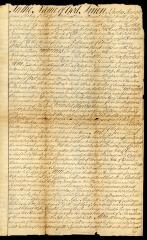 Probated will of Jacobus Roosevelt Jr., 1784