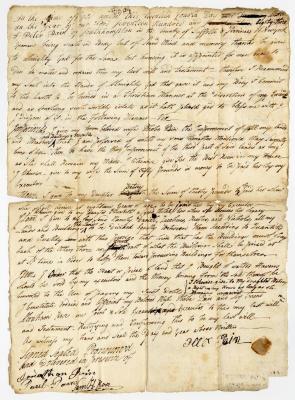 Probated will of Peter Pain, 1784