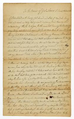 Probated will of James Latourrette, 1784