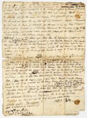 Probated will of Peter Pain, 1784