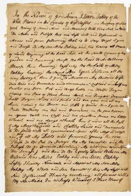 Probated will of Isaac Oakley, 1784