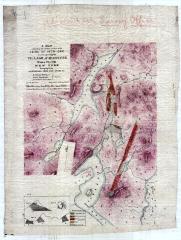 Map Exhibiting the Relative Position of the Veins of Iron Ore in and Adjoining the Village of McIntyre