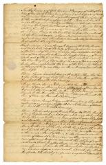 Probated will of Margarett Tod, 1784