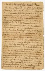 Probated will of Anne Storm, 1784