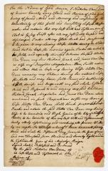 Probated will of Nicholas Van Dam, 1784
