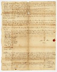 Probated will of John Storm, 1784