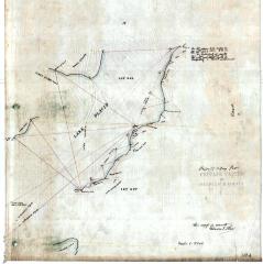 Map of Eastern Coast of Lake Placid