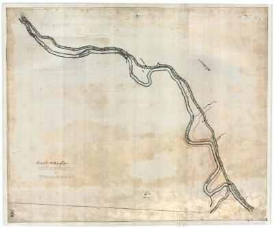 Map of the West Branch of the Ausable River