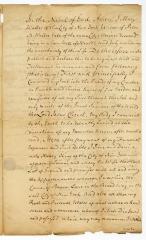 Probated will of Mary Waller, 1784