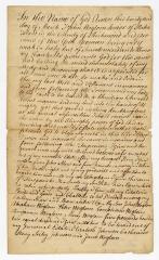 Probated will of John Woglom, 1784