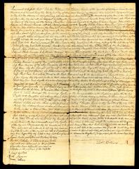 Probated will of Zebulon Williams, 1784