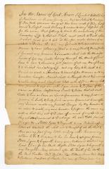 Probated will of Lambert Woodard, 1784