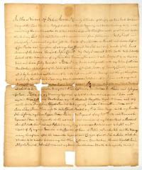 Probated will of Charity Wheeler, 1784