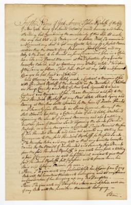 Probated will of John Wyckoff, 1784