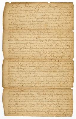 Probated will of Anthony Ackley, 1785